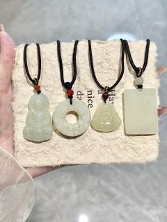 不骗你!是福气满满的新中式和田玉吊坠合集✨
