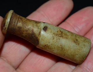 和田玉老包浆玉烟嘴